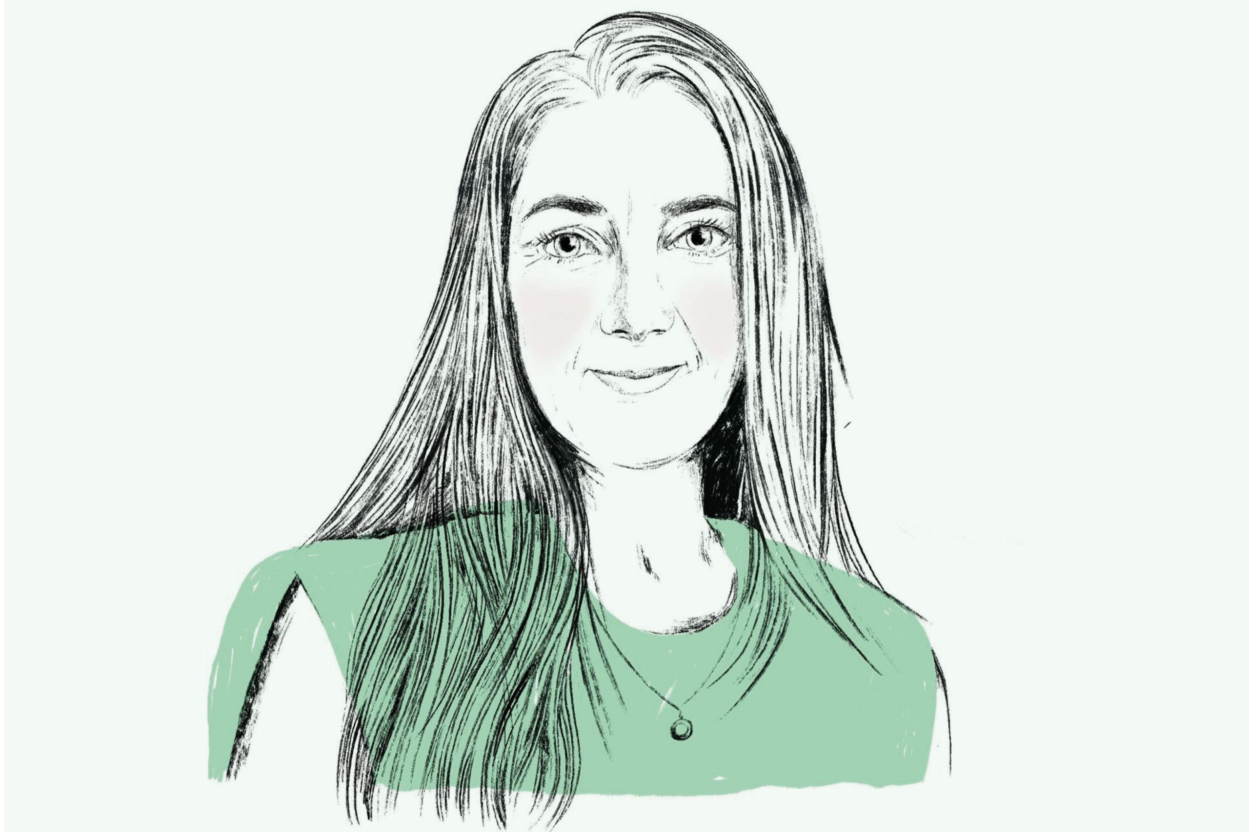 Portrait-Illustration von Christine Reith